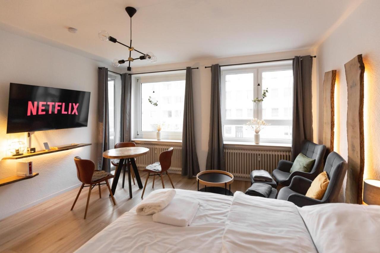 Koje Fuenf I Apartment In Stadtmitte Mit Parkplatz 不来梅港 外观 照片